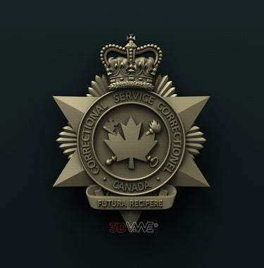 CANADIAN CORRECTIONAL SERVICE 3D STL 3DWave